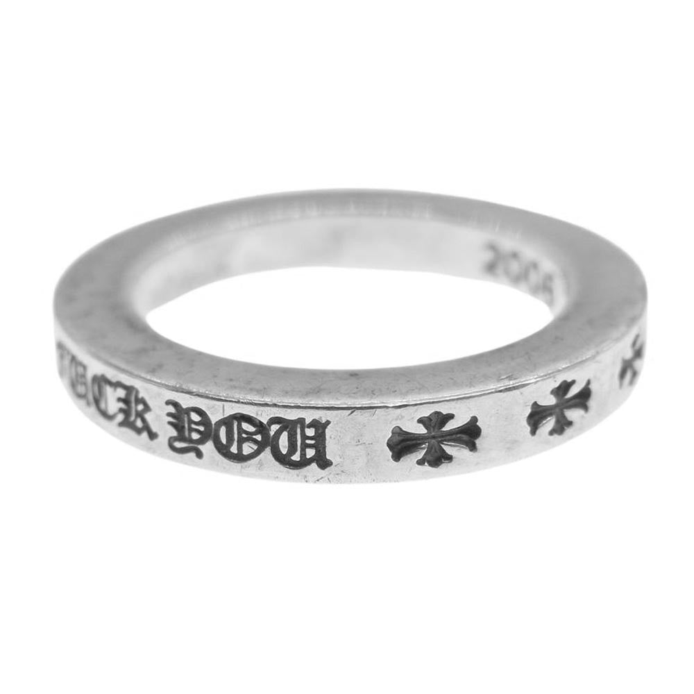 CHROME HEARTS クロムハーツ（原本無） HONOLULU SPACER FUCKYOU ホノルル限定 3mm スペーサー ファックユー リング シルバー系 約9.5号【中古】