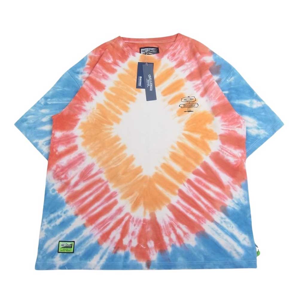 CHALLENGER チャレンジャー × MAGIC NUMBER マジックナンバー CHMN-008-B TIE DYE S/S TEE タイダイ Tシャツ タイダイ XL【新古品】【未使用】【中古】