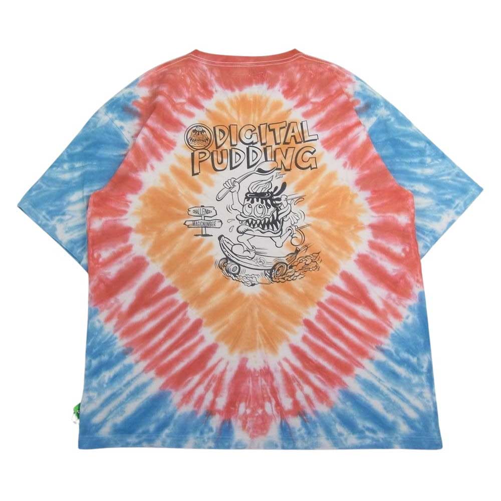 CHALLENGER チャレンジャー × MAGIC NUMBER マジックナンバー CHMN-008-B TIE DYE S/S TEE タイダイ Tシャツ タイダイ XL【新古品】【未使用】【中古】