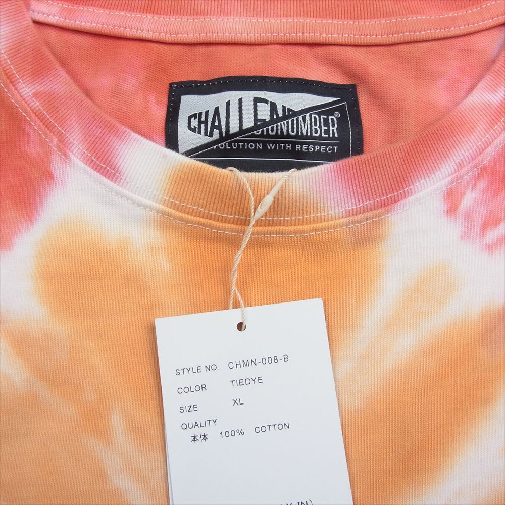 CHALLENGER チャレンジャー × MAGIC NUMBER マジックナンバー CHMN-008-B TIE DYE S/S TEE タイダイ Tシャツ タイダイ XL【新古品】【未使用】【中古】