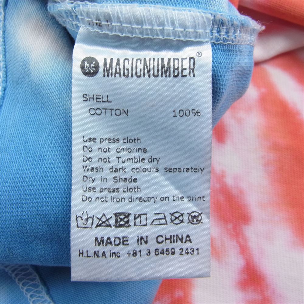 CHALLENGER チャレンジャー × MAGIC NUMBER マジックナンバー CHMN-008-B TIE DYE S/S TEE タイダイ Tシャツ タイダイ XL【新古品】【未使用】【中古】