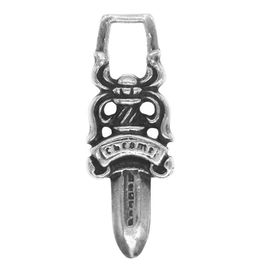 CHROME HEARTS クロムハーツ（原本無） #5DAGGER ZIP1 #5ダガー チャーム ペンダントトップ シルバー系【中古】