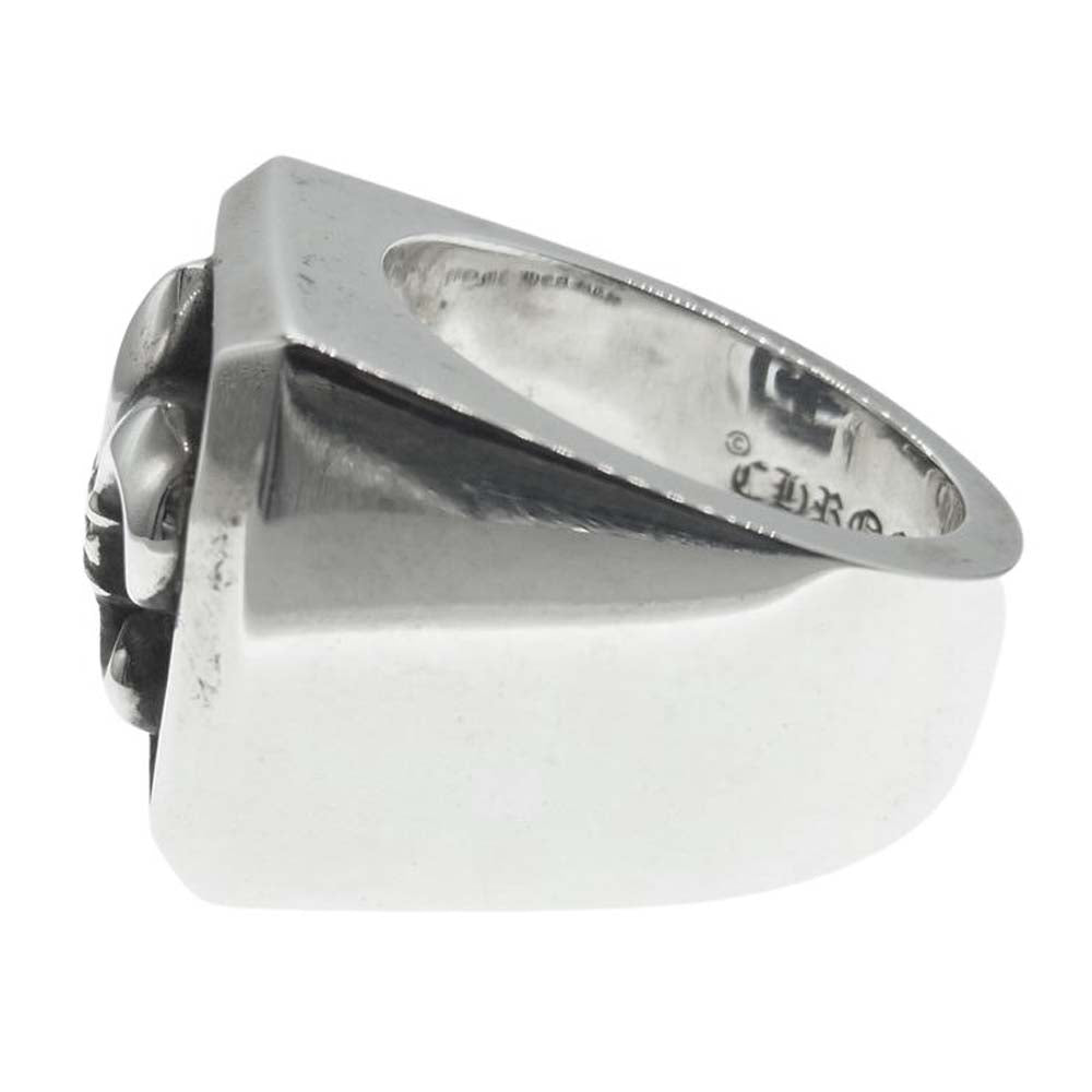 CHROME HEARTS クロムハーツ（原本無） レターブロック BSフレア リング シルバー系 23号【中古】