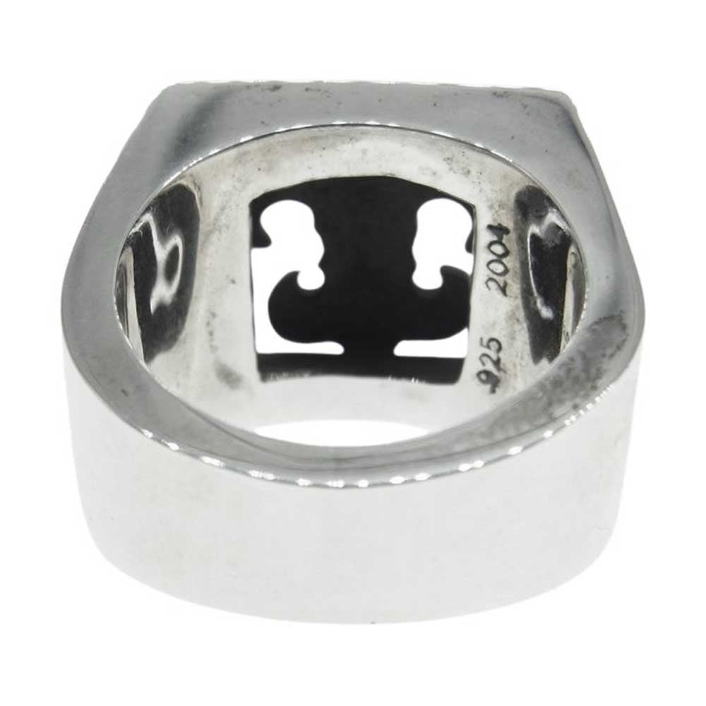 CHROME HEARTS クロムハーツ（原本無） レターブロック BSフレア リング シルバー系 23号【中古】