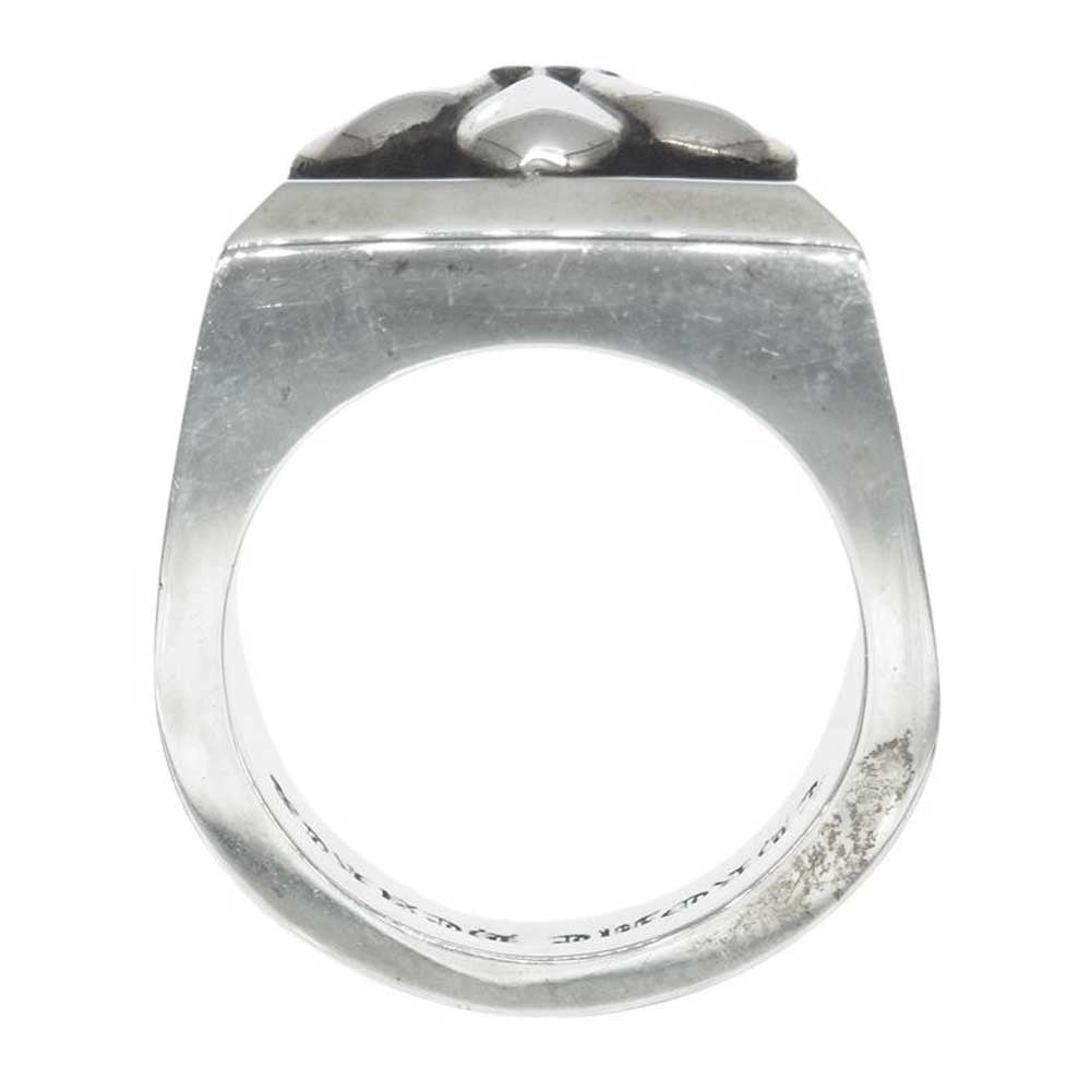 CHROME HEARTS クロムハーツ（原本無） レターブロック BSフレア リング シルバー系 23号【中古】