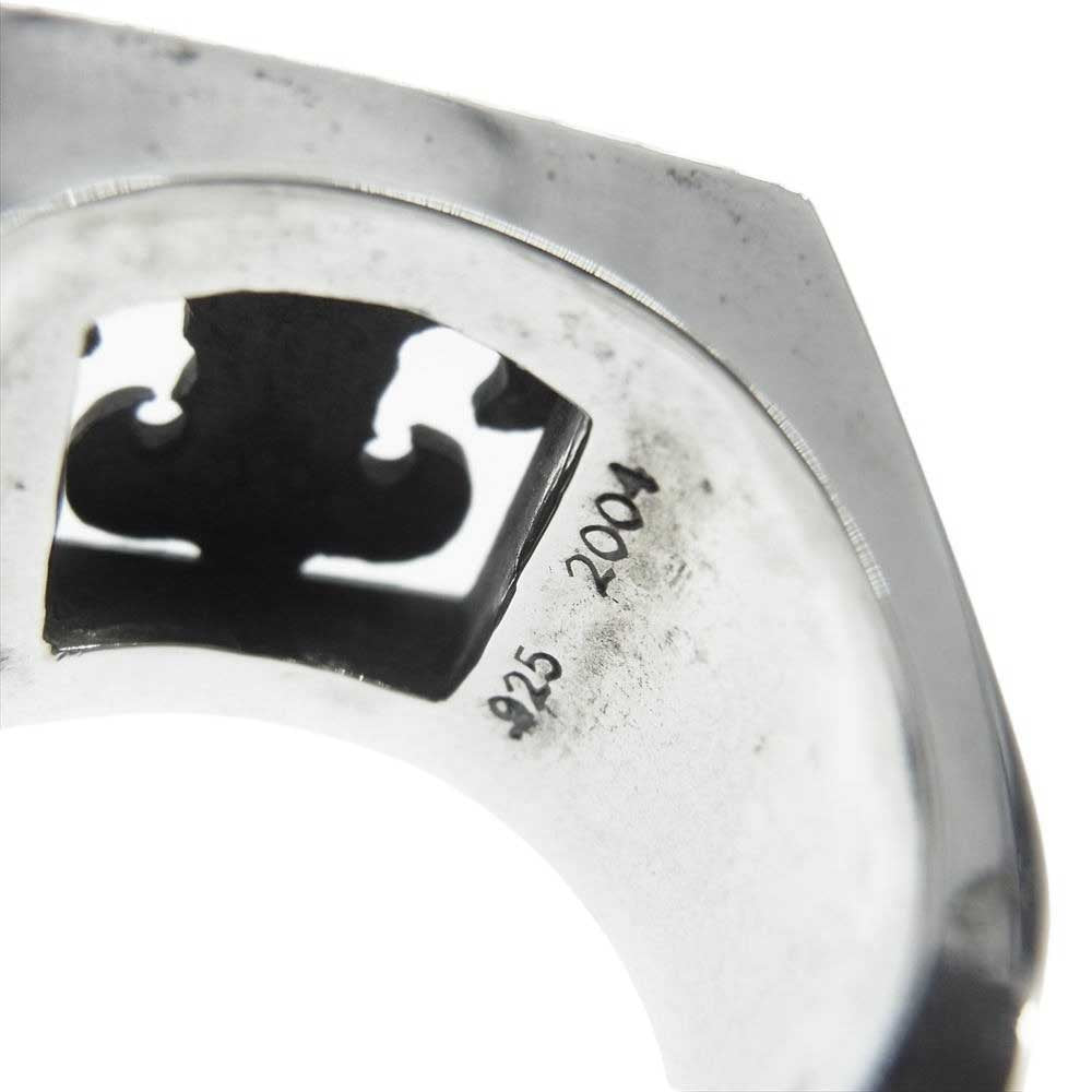 CHROME HEARTS クロムハーツ（原本無） レターブロック BSフレア リング シルバー系 23号【中古】