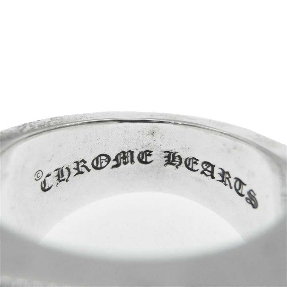 CHROME HEARTS クロムハーツ（原本無） レターブロック BSフレア リング シルバー系 23号【中古】