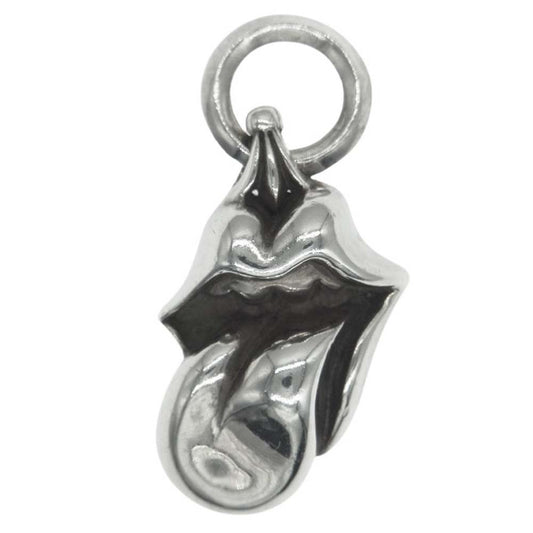 CHROME HEARTS クロムハーツ（原本無） LIPS TONGUE CHARM リップアンドタン チャーム ペンダントトップ シルバー系【中古】