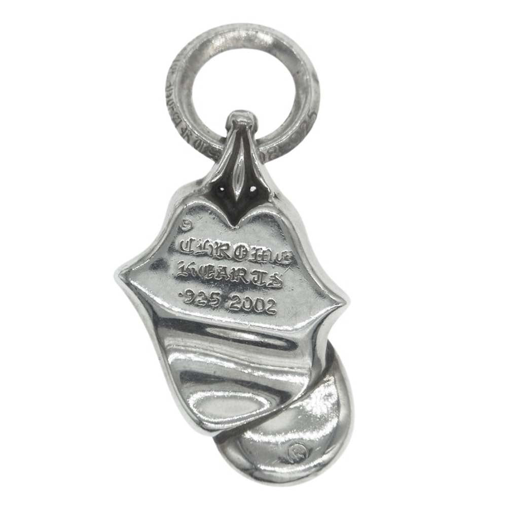 CHROME HEARTS クロムハーツ（原本無） LIPS TONGUE CHARM リップアンドタン チャーム ペンダントトップ シルバー系【中古】