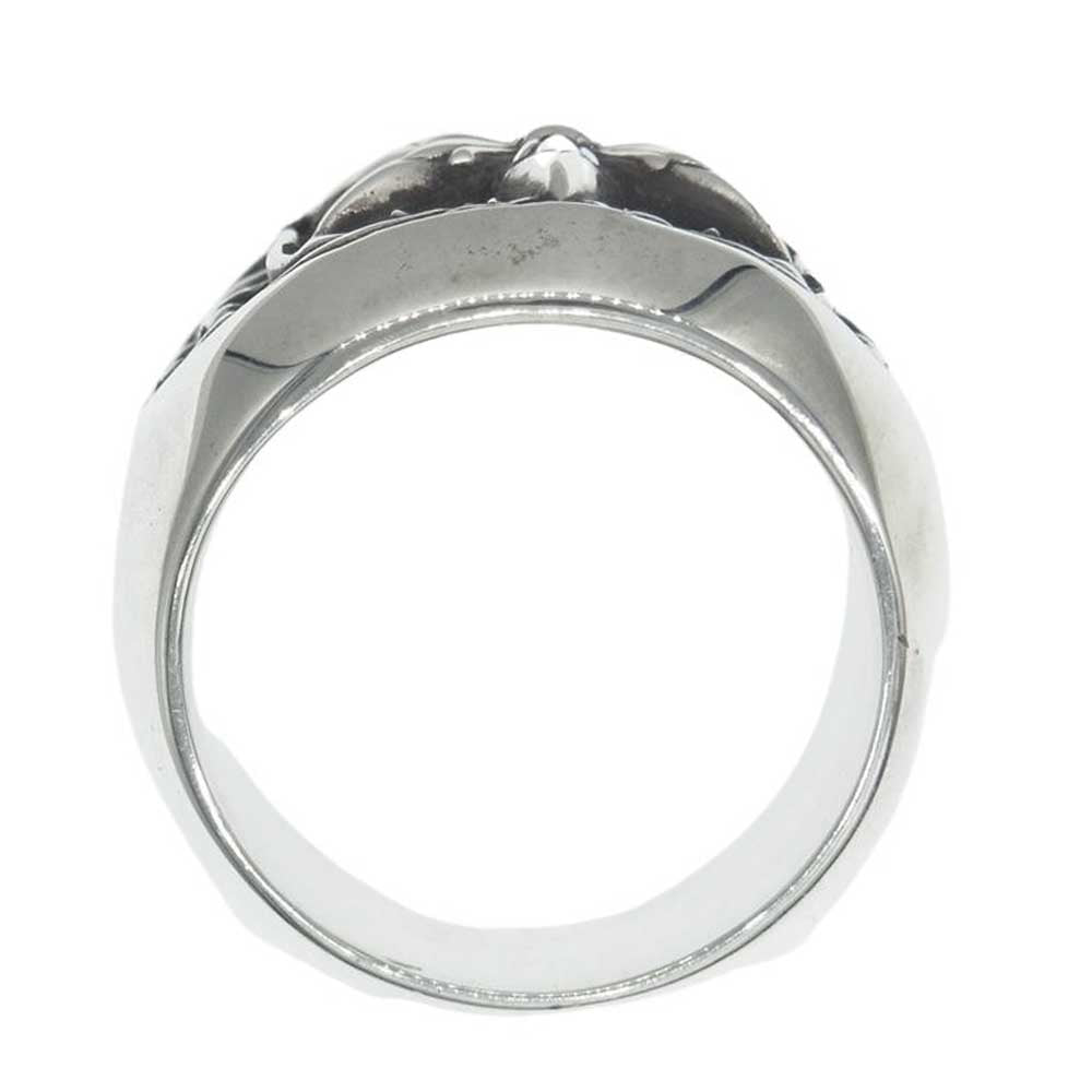 CHROME HEARTS クロムハーツ（原本無） CLSSC OVAL STAR クラシック オーバル スター リング シルバー系 22号【中古】