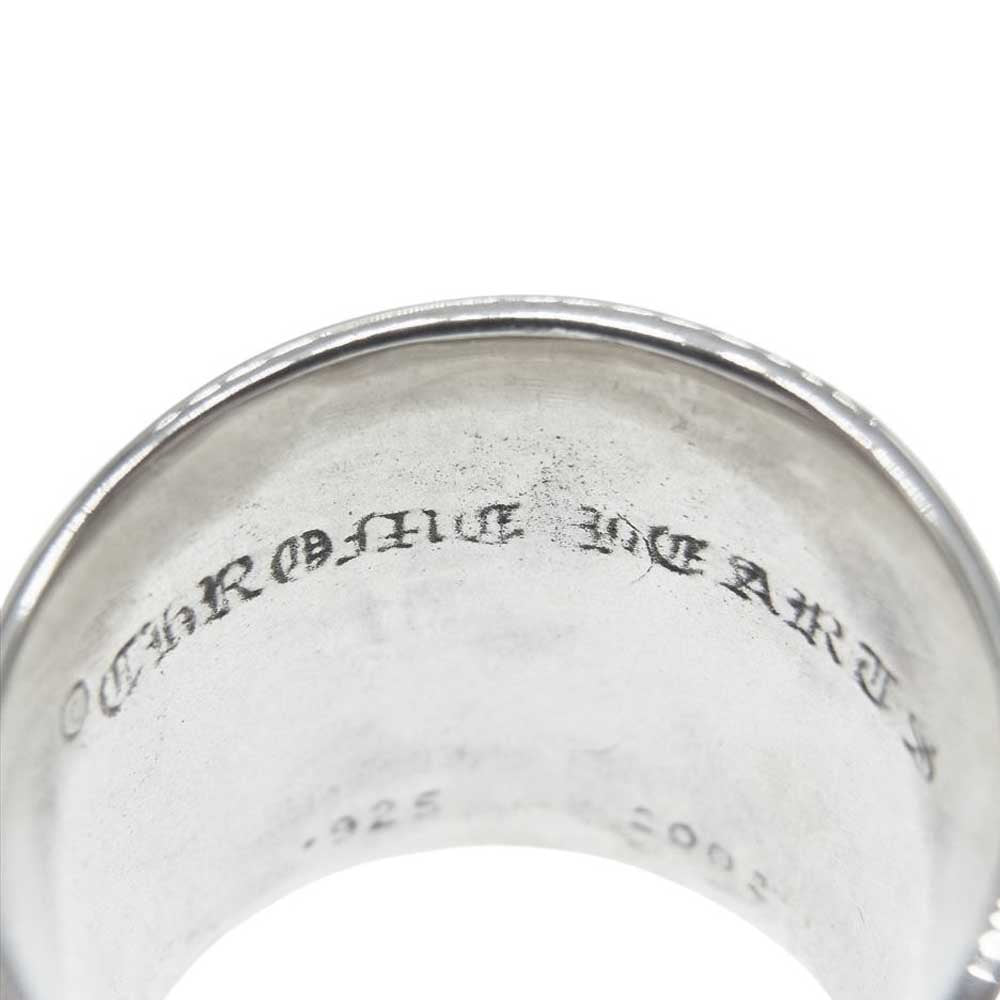 CHROME HEARTS クロムハーツ（原本無） CLSSC OVAL STAR クラシック オーバル スター リング シルバー系 22号【中古】