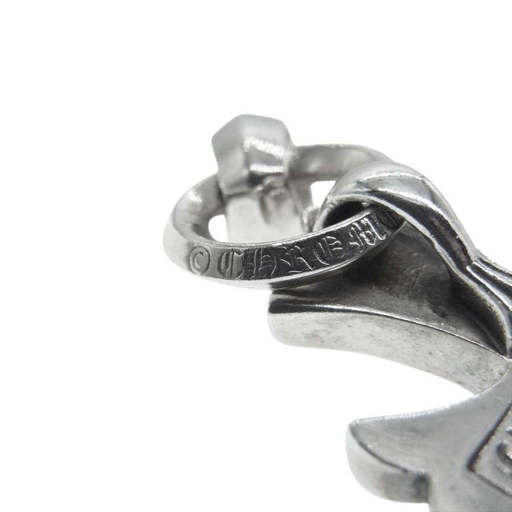 CHROME HEARTS クロムハーツ（原本無） CH CRS SML W BALE スモール CHクロス ベイル付き ペンダントトップ シルバー系【中古】