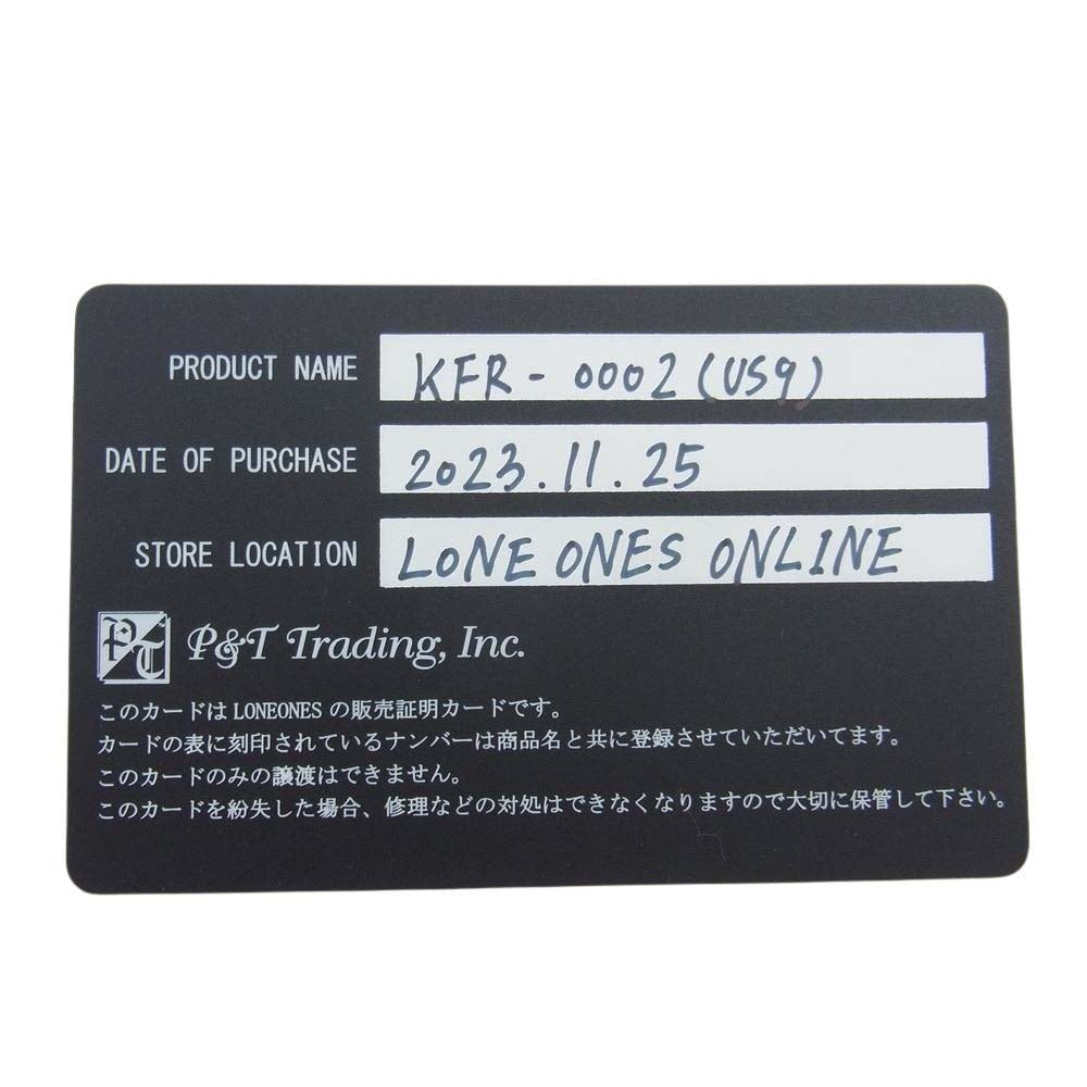 LONE ONES ロンワンズ KFR-0002 ギャランティ付属 フロー リング シルバー系 18号【中古】