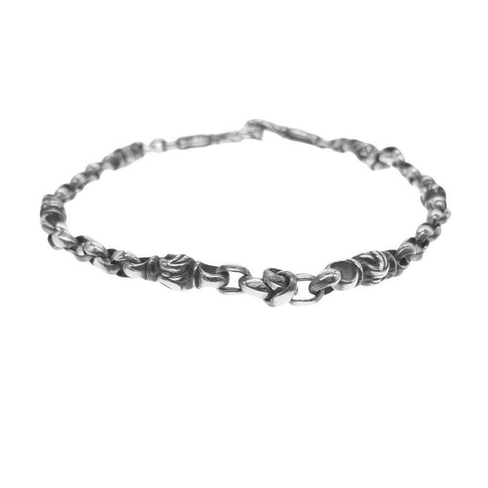 LONE ONES ロンワンズ MFNH-0007L-BRACELET ギャランティ付属 メイティングフライト フック ミニ シルク イーグル (L) ブレスレット 8inch シルバー系【中古】