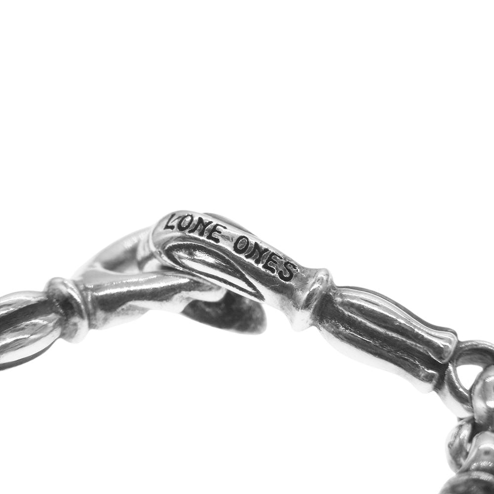 LONE ONES ロンワンズ MFNH-0007L-BRACELET ギャランティ付属 メイティングフライト フック ミニ シルク イーグル (L) ブレスレット 8inch シルバー系【中古】