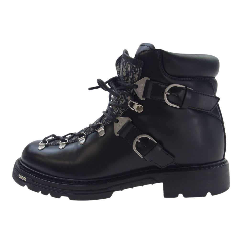 Dior ディオール 21AW EXPLORER BOOTS II エクスプローラー2 オブリーク ジャガード マウンテン ブーツ ブラック系 41【中古】