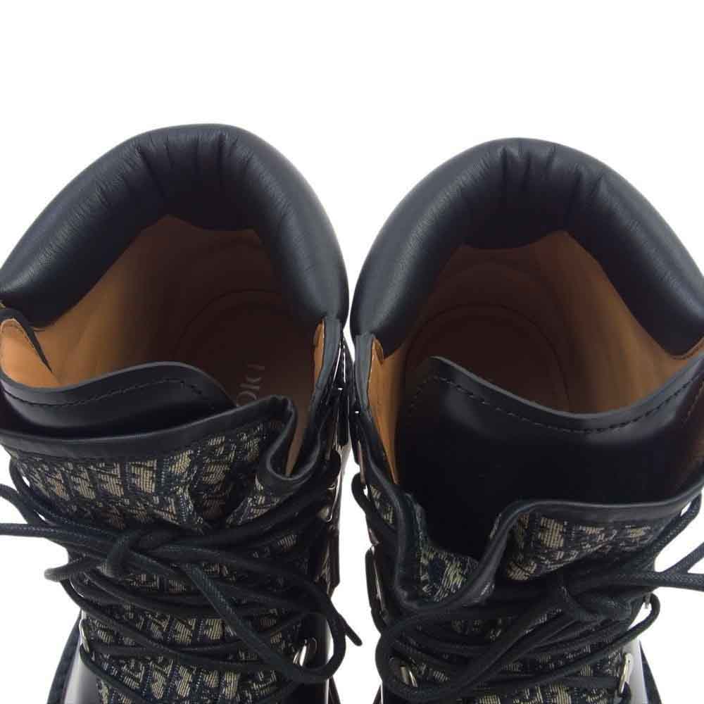 Dior ディオール 21AW EXPLORER BOOTS II エクスプローラー2 オブリーク ジャガード マウンテン ブーツ ブラック系 41【中古】