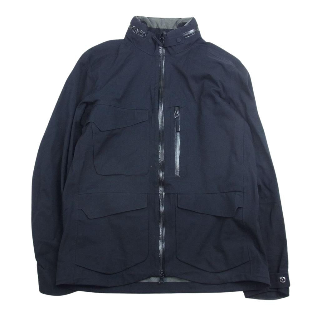 SOPHNET. ソフネット SOPH-091116 止水ジップ仕様 ナイロン ジャケット  ダークネイビー系 L【中古】