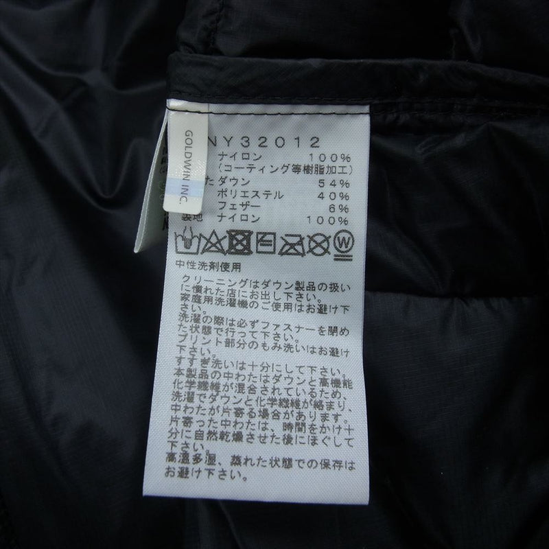 THE NORTH FACE ノースフェイス NY32012 THUNDER JACKET サンダー ジャケット ダウン ブラック系 XL【中古】