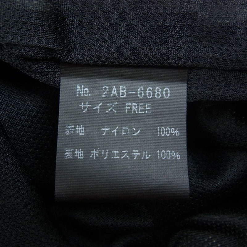 HYSTERIC GLAMOUR ヒステリックグラマー 2AB-6680 袖プリント ナイロン フルジップ シングル ライダースジャケット ブラック系 F【中古】