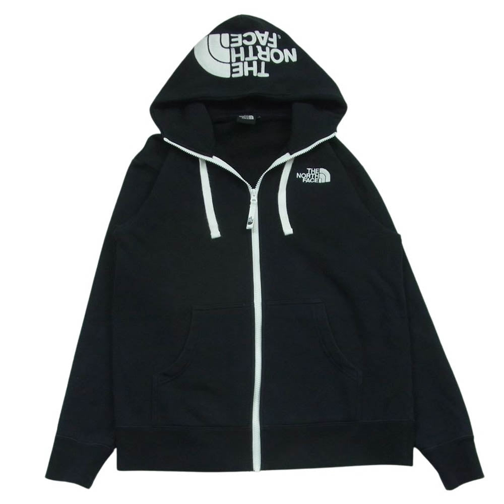 THE NORTH FACE ノースフェイス NT11930 Rearview FullZip Hoodie リアビュー フルジップ フーディ パーカー ブラック系 M【中古】
