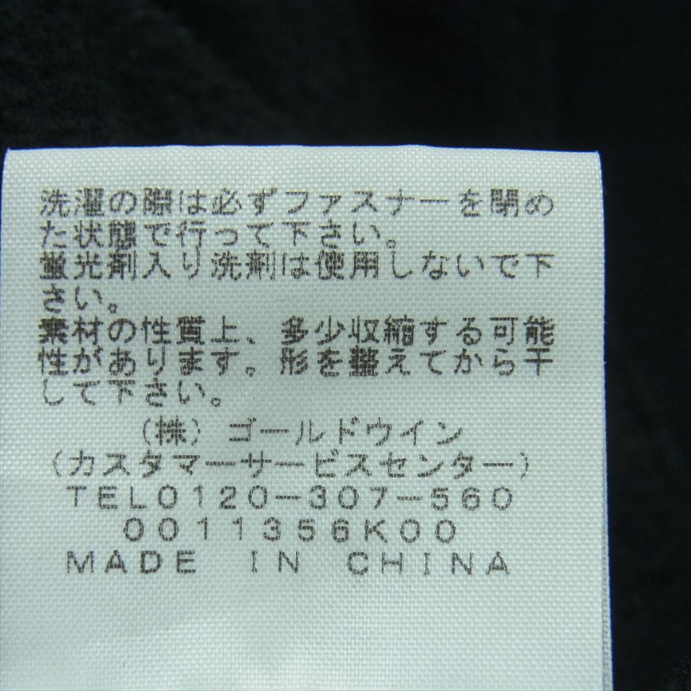 THE NORTH FACE ノースフェイス NT11930 Rearview FullZip Hoodie リアビュー フルジップ フーディ パーカー ブラック系 M【中古】
