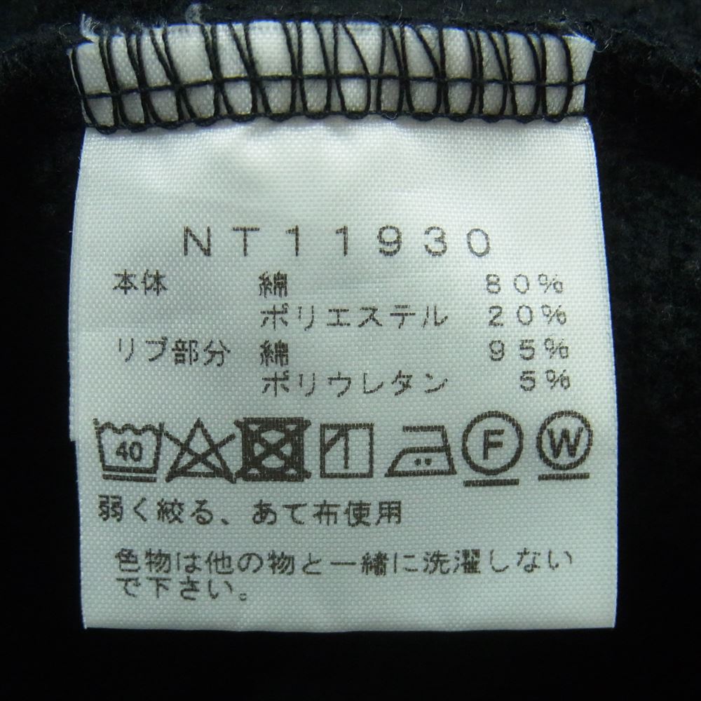 THE NORTH FACE ノースフェイス NT11930 Rearview FullZip Hoodie リアビュー フルジップ フーディ パーカー ブラック系 M【中古】