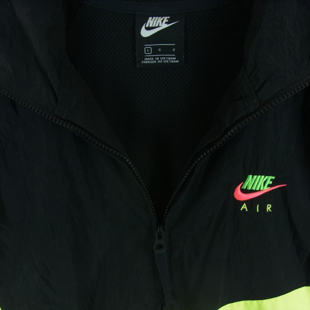 NIKE ナイキ CD9262-010 CITY NEON HBR WOVEN JACKET ウーブン ジャケット ナイロン ブラック系 イエロー系 L【中古】