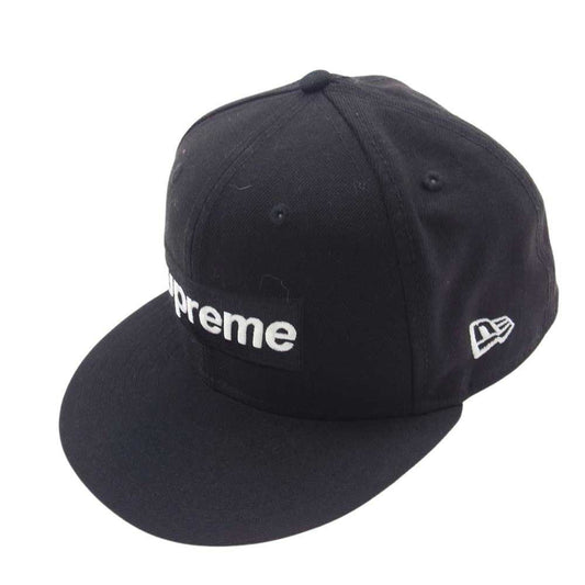 Supreme シュプリーム × NEW ERA ニューエラ × PLAYBOY  プレイボーイ 17SS Box Logo New Era Cap ボックスロゴ キャップ ブラック系 59.6【中古】