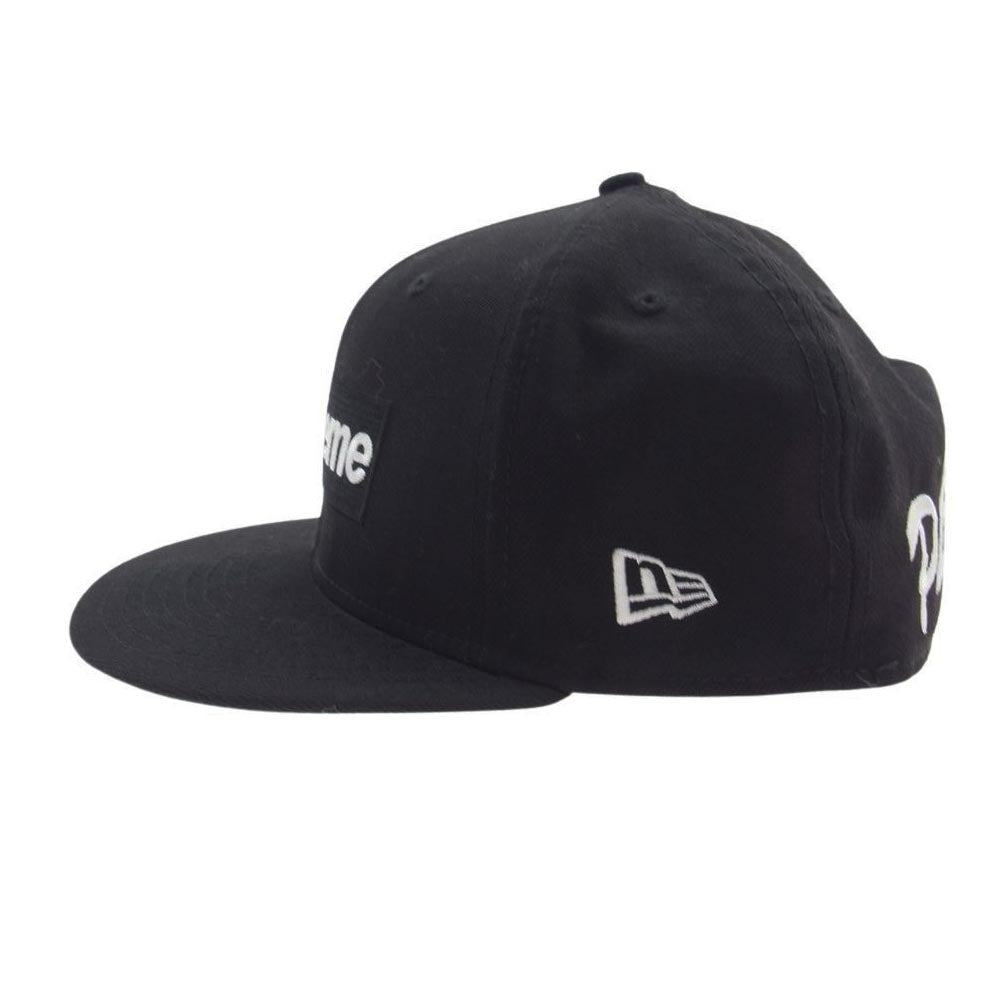 Supreme シュプリーム × NEW ERA ニューエラ × PLAYBOY  プレイボーイ 17SS Box Logo New Era Cap ボックスロゴ キャップ ブラック系 59.6【中古】