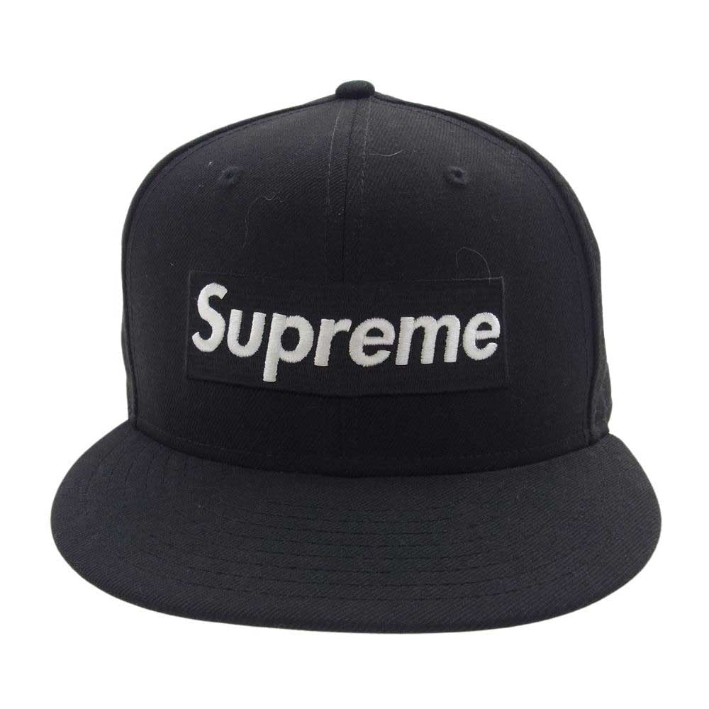 Supreme シュプリーム × NEW ERA ニューエラ × PLAYBOY  プレイボーイ 17SS Box Logo New Era Cap ボックスロゴ キャップ ブラック系 59.6【中古】