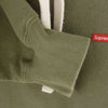 Supreme シュプリーム 23AW Box Drawcord Hooded Sweatshirt スモールボックスロゴ ドローコード プルオーバ― パーカー フーディ グリーン系 L【中古】