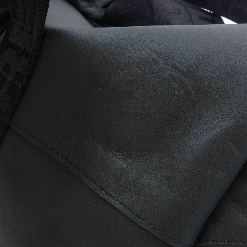 Supreme シュプリーム Leather Duffle Bag レザー ダッフル バッグ ブラック系【美品】【中古】