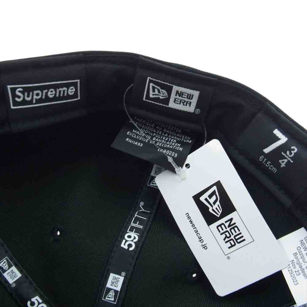 Supreme シュプリーム 24SS New Era Gold Cross S Logo Cap ニューエラ Sロゴ キャップ 帽子 ブラック系 61.5cm【新古品】【未使用】【中古】