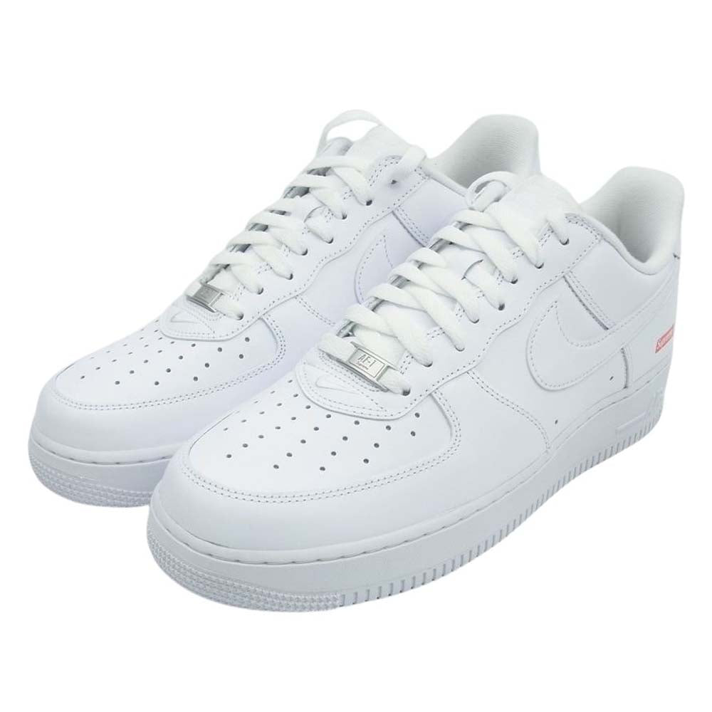 Supreme シュプリーム CU9225-100 × Nike ナイキ Air Force 1 Low White AF1 エアフォース ロー スニーカー ホワイト系 28.5cm【新古品】【未使用】【中古】