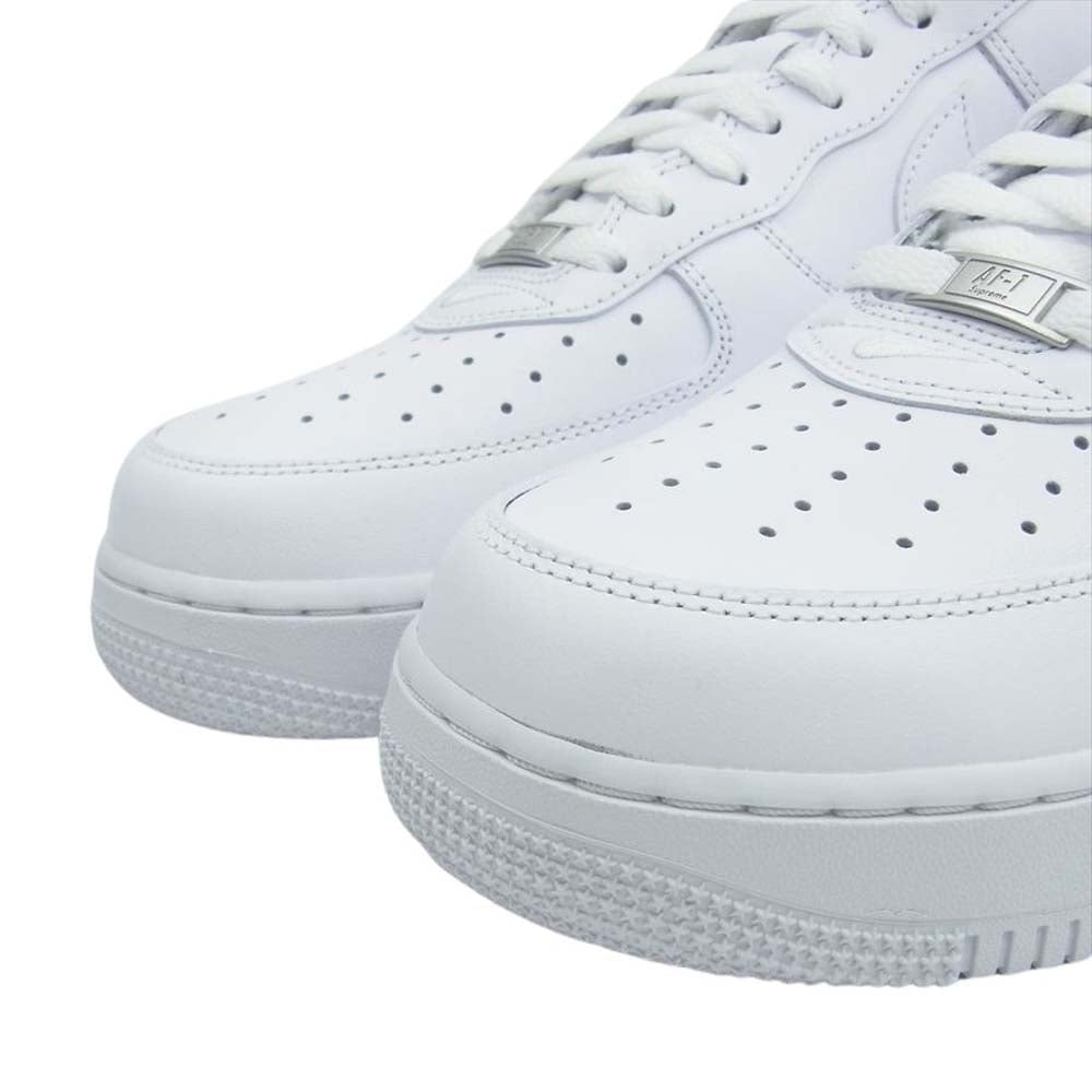 Supreme シュプリーム CU9225-100 × Nike ナイキ Air Force 1 Low White AF1 エアフォース ロー スニーカー ホワイト系 28.5cm【新古品】【未使用】【中古】