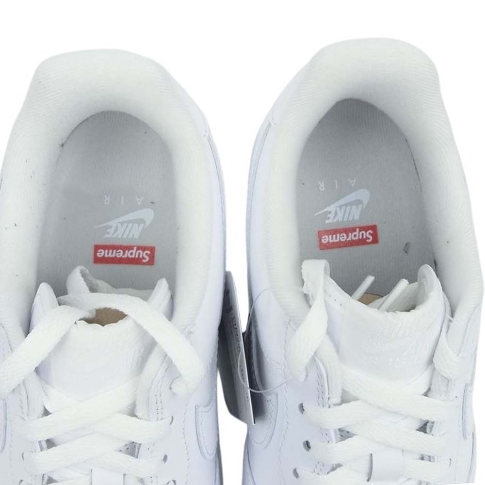 Supreme シュプリーム CU9225-100 × Nike ナイキ Air Force 1 Low White AF1 エアフォース ロー スニーカー ホワイト系 28.5cm【新古品】【未使用】【中古】