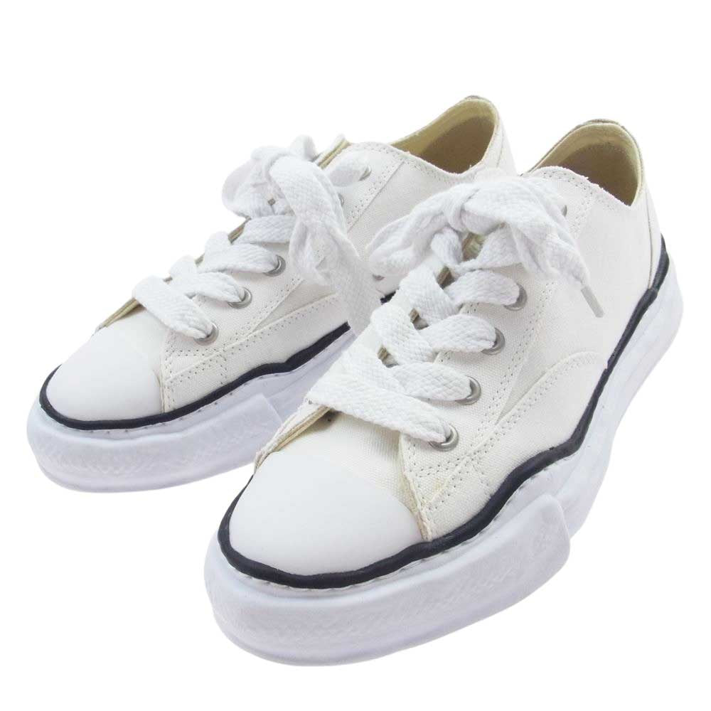 MIHARA YASUHIRO ミハラヤスヒロ A01FW702 PETERSON ピーターソン ローカット スニーカー ホワイト系 44【中古】