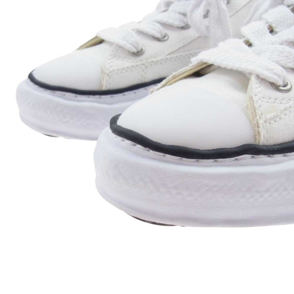 MIHARA YASUHIRO ミハラヤスヒロ A01FW702 PETERSON ピーターソン ローカット スニーカー ホワイト系 44【中古】
