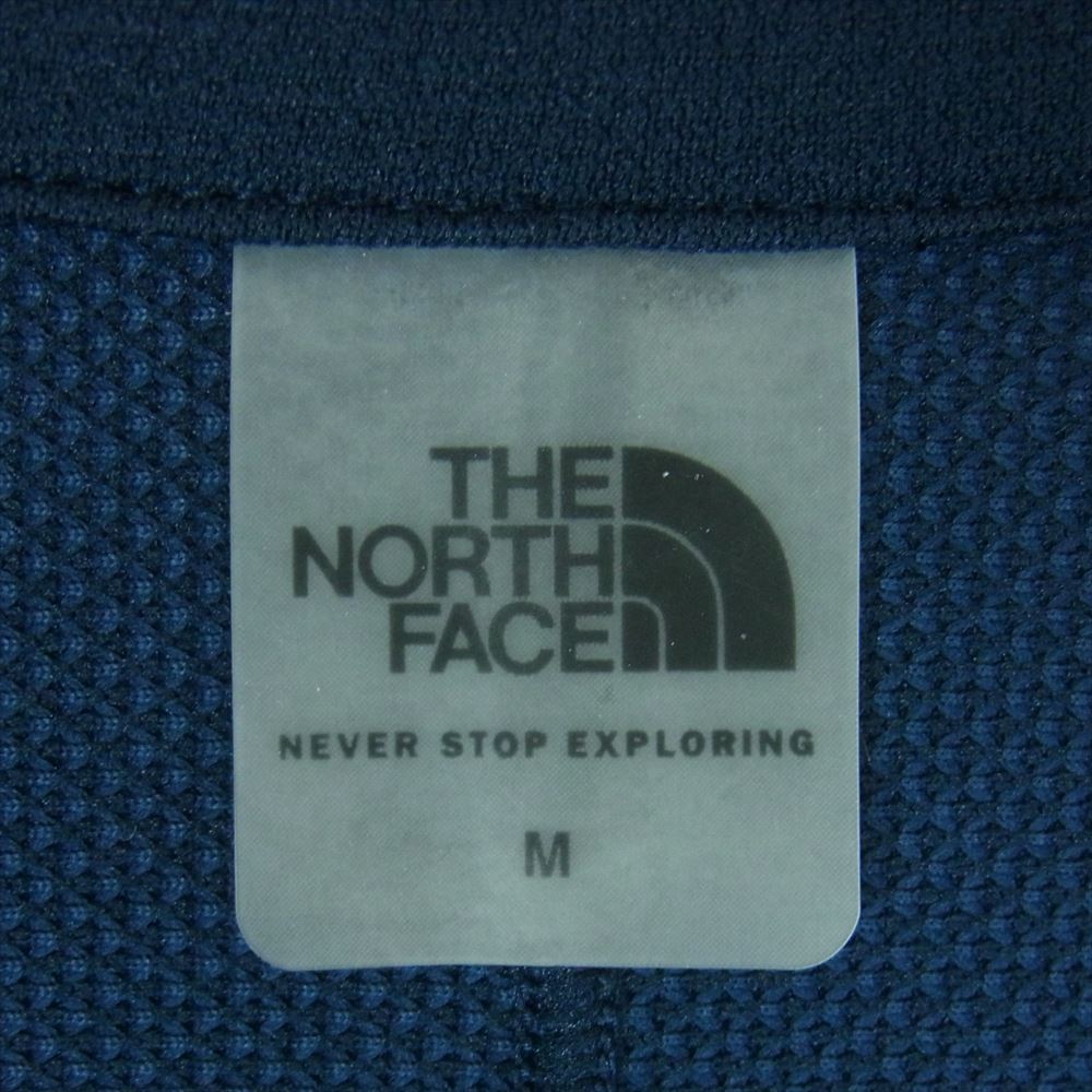 THE NORTH FACE ノースフェイス NT11919 FlashDry Light Zip UP Crew フラッシュドライ ライト ジップ アップ ハーフジップ カットソー ネイビー系 M【極上美品】【中古】