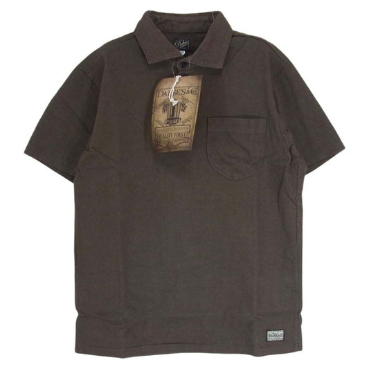 デラックスウエア SC22T DALEE'S ダリーズ 30s CLASSIC COLLER 半袖 ポロシャツ Tシャツ カーキ系 M【極上美品】【中古】