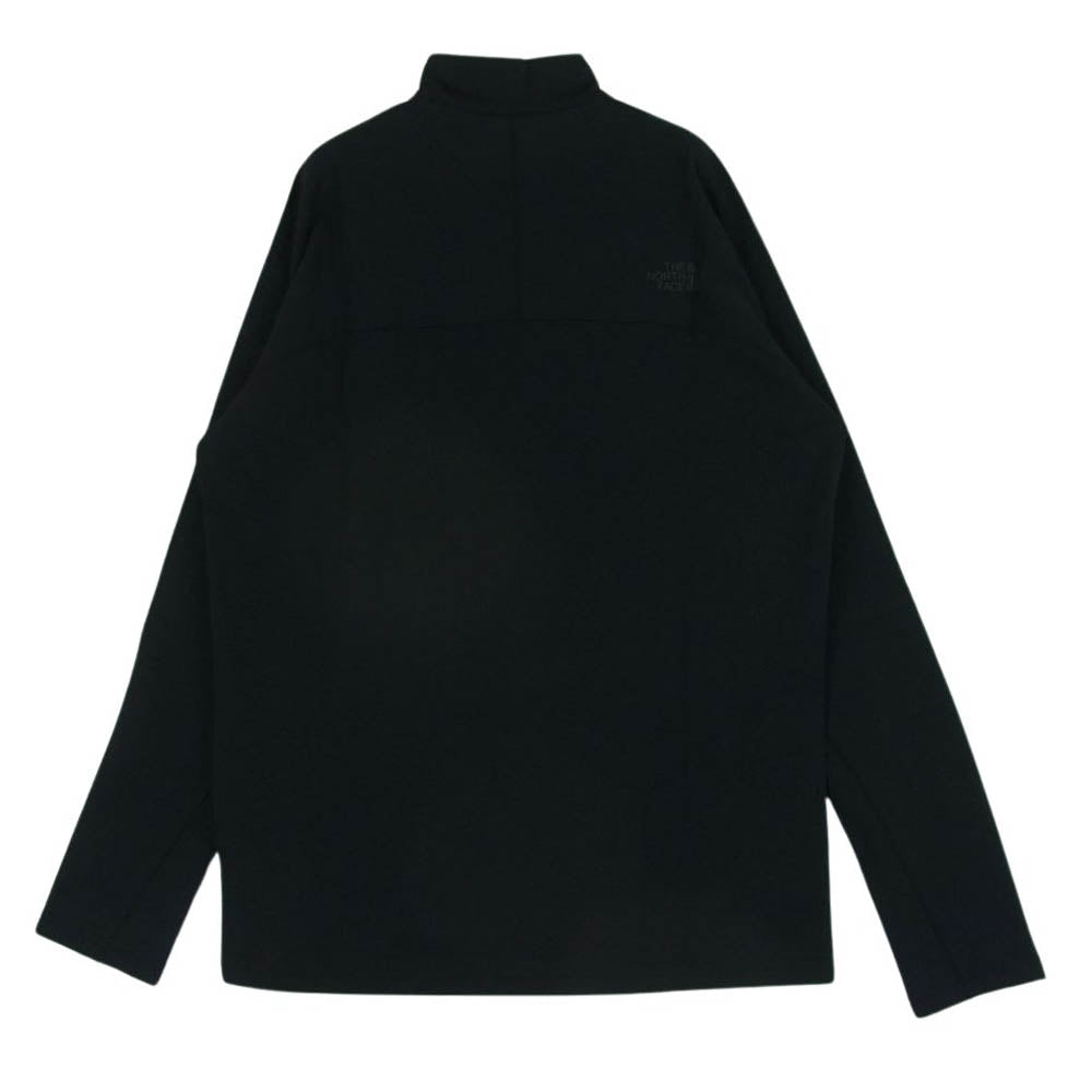 THE NORTH FACE ノースフェイス NT11919 FlashDry Light Zip UP Crew フラッシュドライ ライト ジップ アップ ハーフジップ カットソー ブラック系 M【極上美品】【中古】
