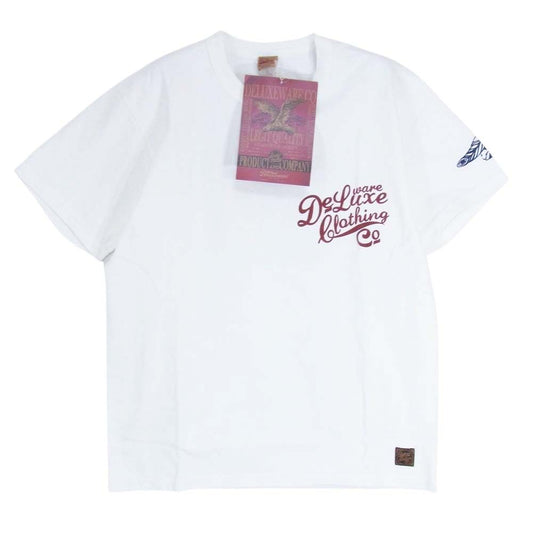 デラックスウエア  BRG-20D NATIVE DELUXE ネイティブデラックス 半袖 Tシャツ ホワイト系 M【極上美品】【中古】