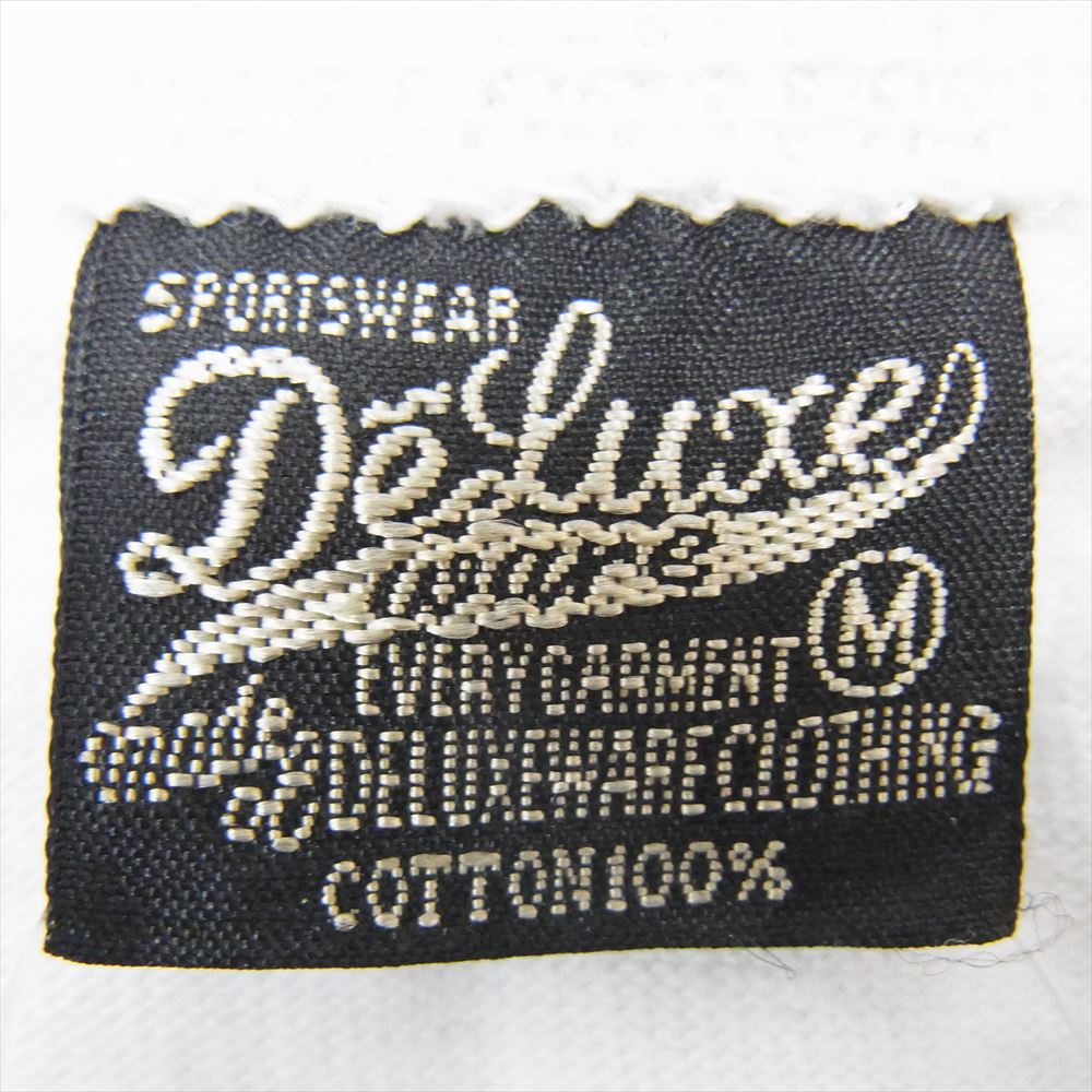 デラックスウエア DXT-2203 WHISKEY 12.5oz吊天竺 DXT 半袖 Tシャツ ホワイト系 M【極上美品】【中古】