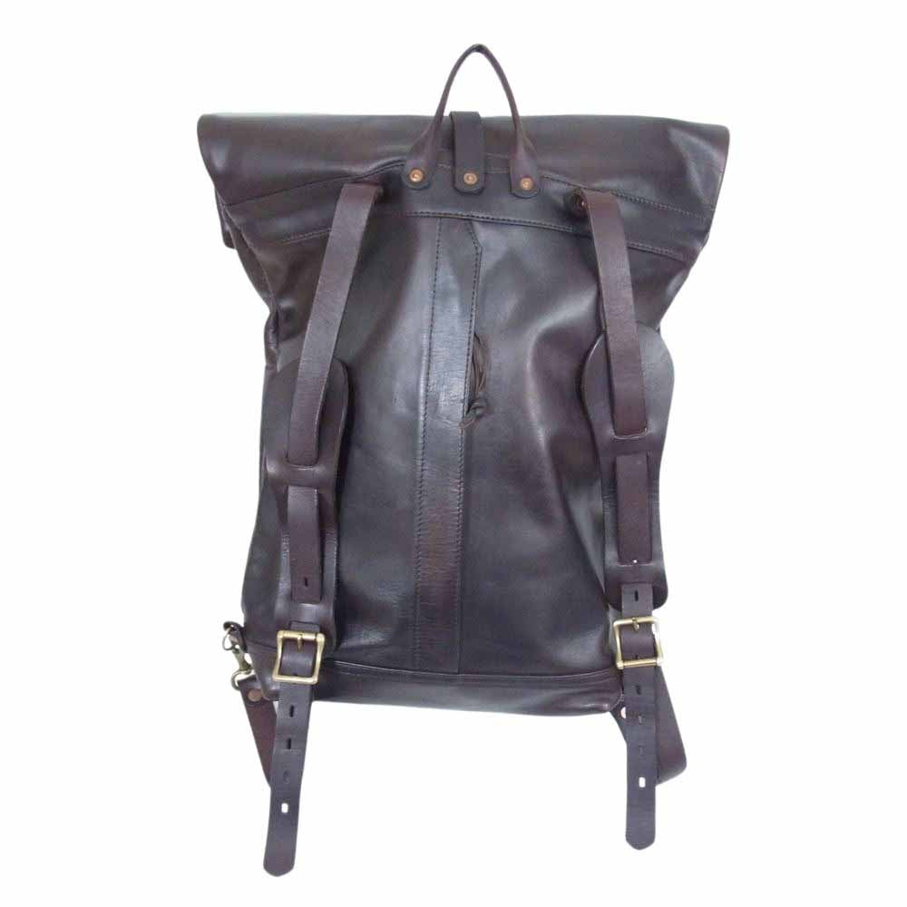 ヴァスコ LEATHER ROLLTOP RUCKSACK レザー ロールトップ リュックサック バッグ ブラウン系【中古】
