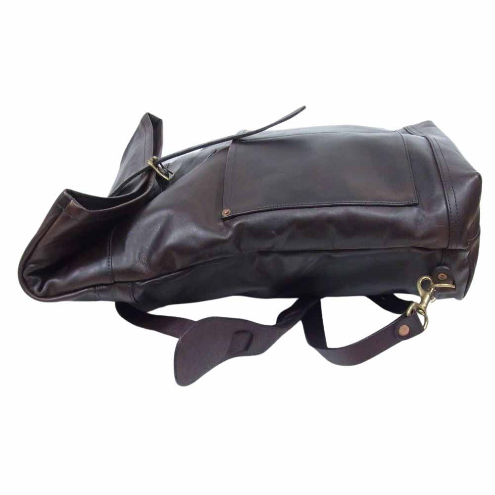 ヴァスコ LEATHER ROLLTOP RUCKSACK レザー ロールトップ リュックサック バッグ ブラウン系【中古】