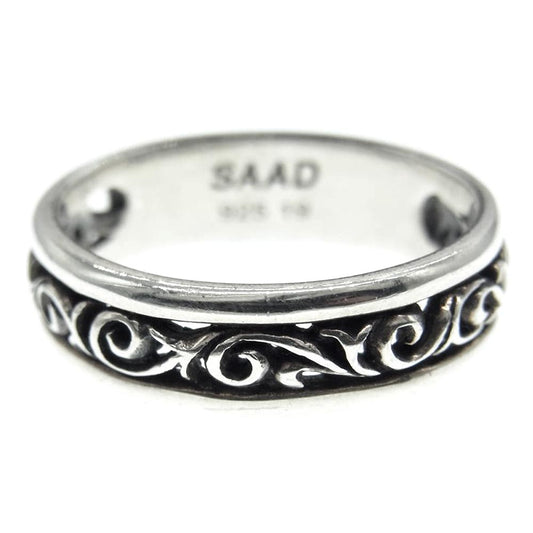 SAAD サード アラベスク リング SILVER925 シルバー系 18号【中古】