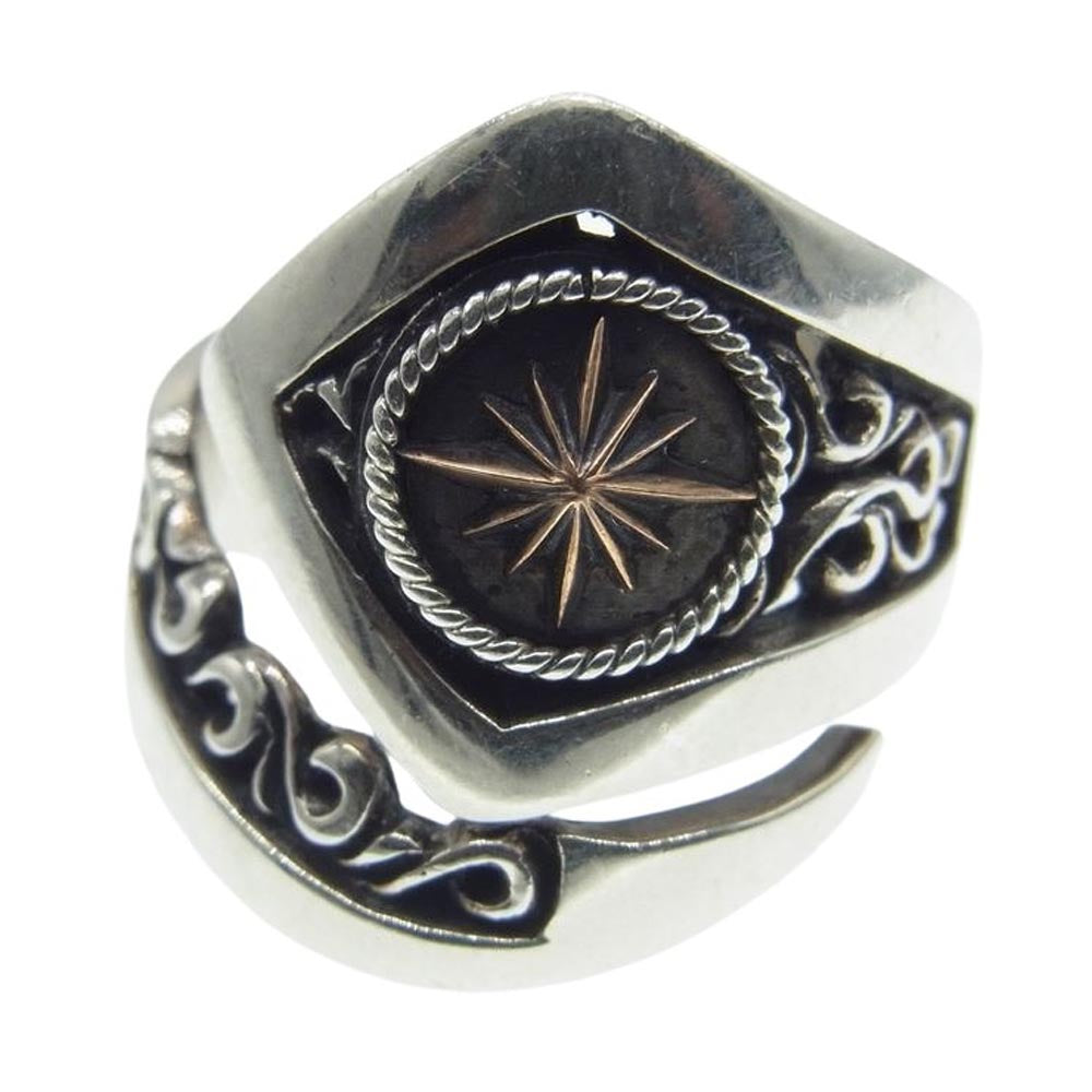 SAAD サード アラベスク サン シンボル リング SILVER925 シルバー系 19号【中古】