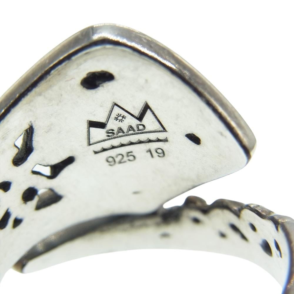 SAAD サード アラベスク サン シンボル リング SILVER925 シルバー系 19号【中古】