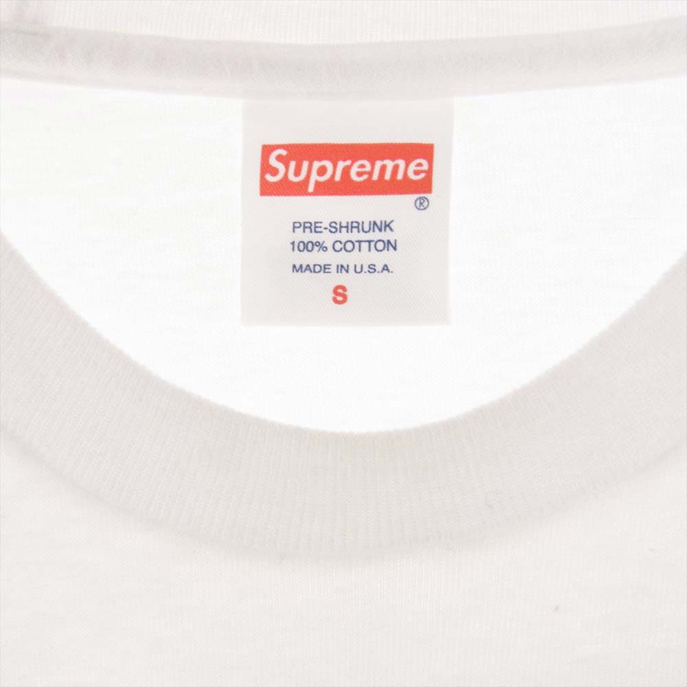 Supreme シュプリーム 16AW dash snow tee ダッシュ スノー 半袖 プリント Tシャツ ホワイト系 S【中古】